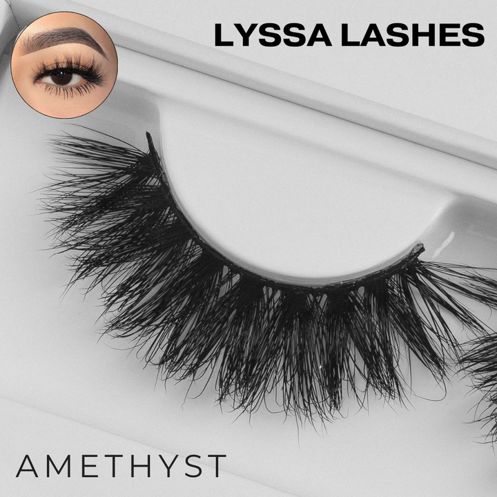 Amethyst | 3D Mink Strip Lashes