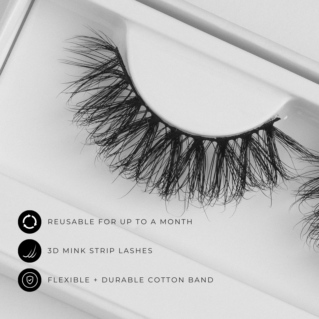 Kelani | 3D Mink Strip Lashes