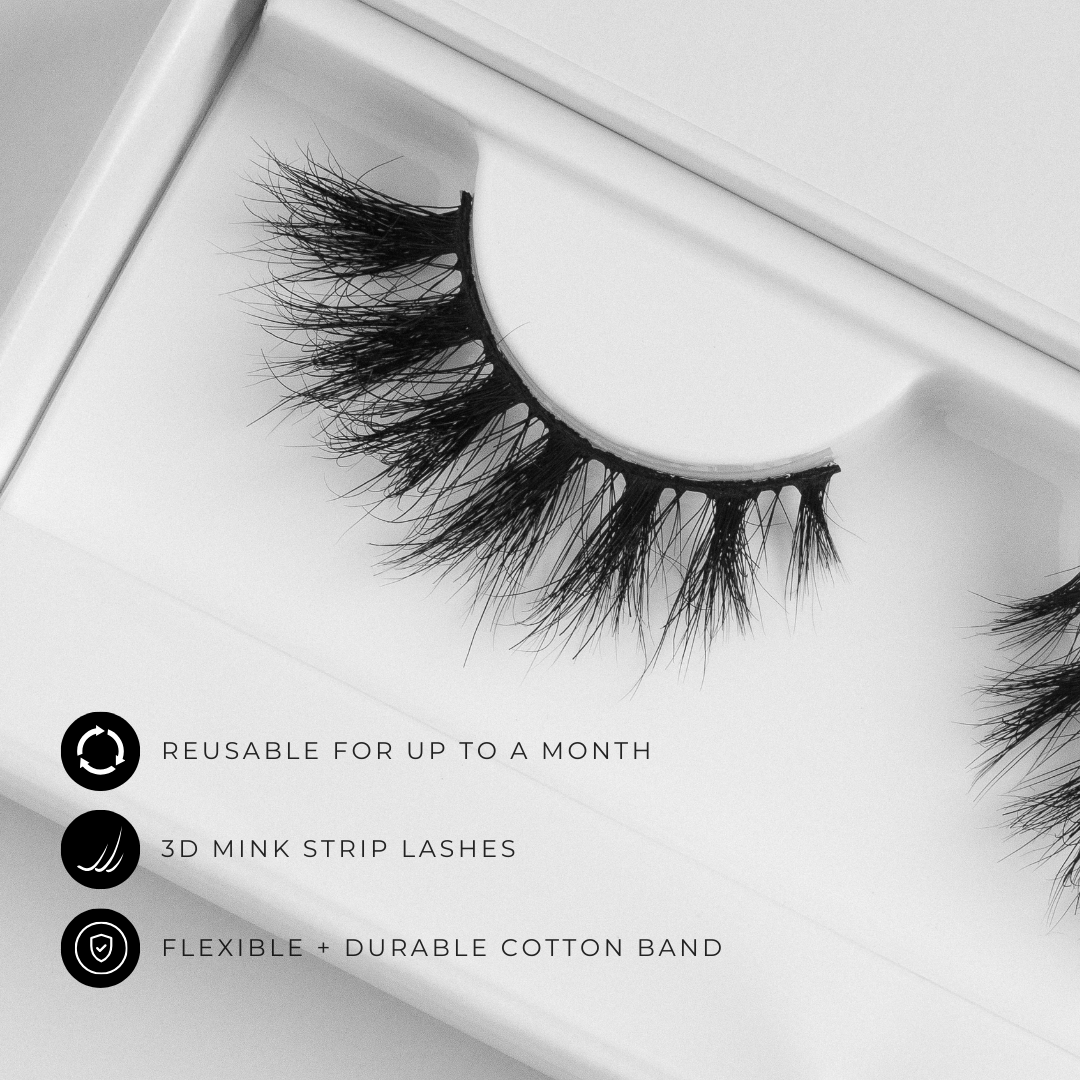 Lyss | 3D Mink Strip Lashes